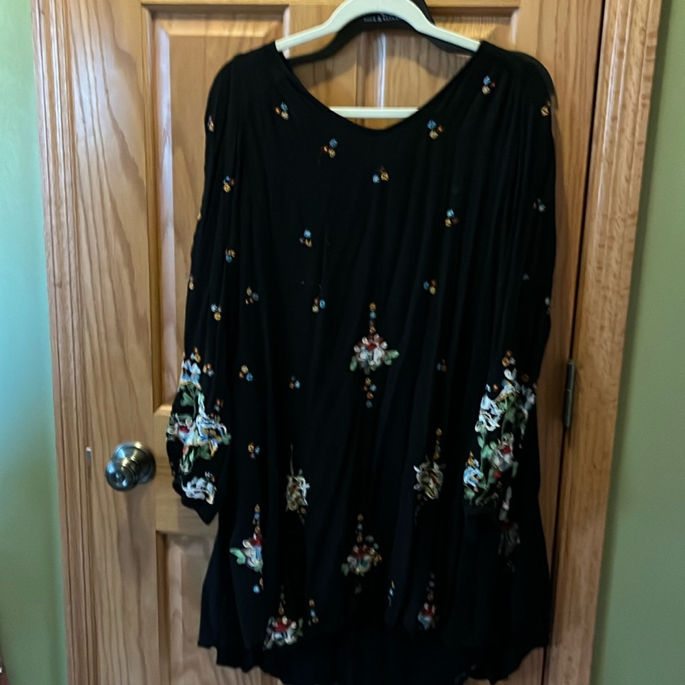 Free People embroidered tunic